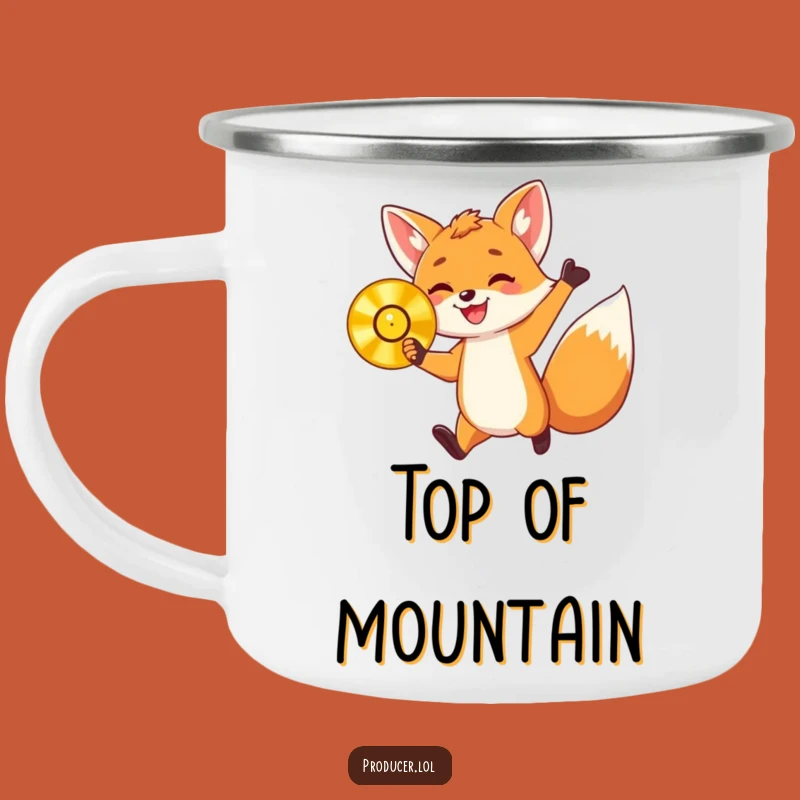 Funny Camping Mug: Fox Cub Golden Record - Celebrate Outdoors