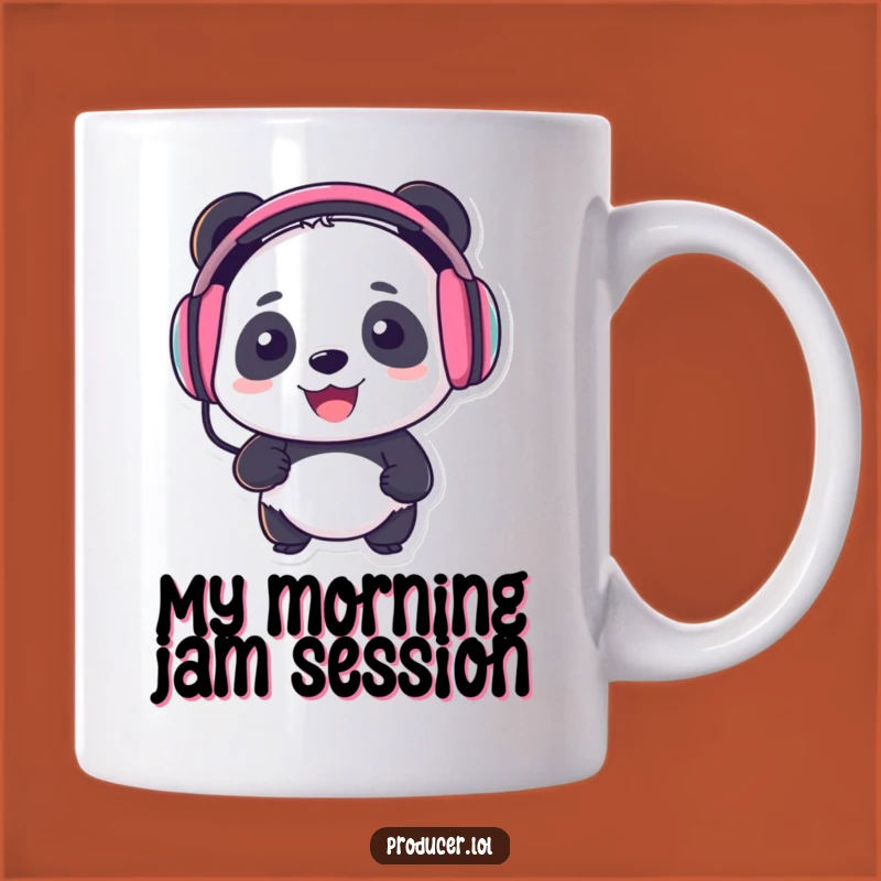 Funny Panda DJ Mug: Hilarious Music Lover Gift for Panda Fans