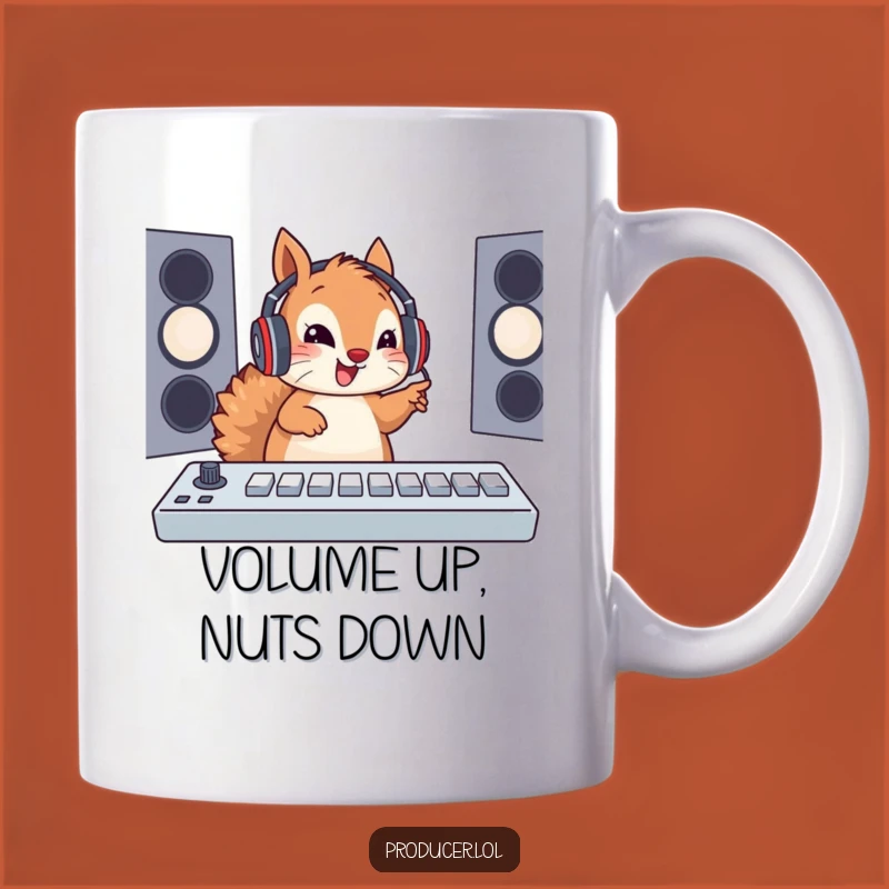 Funny Squirrel DJ Mug: For the Enthusiastic Sound Master Gift