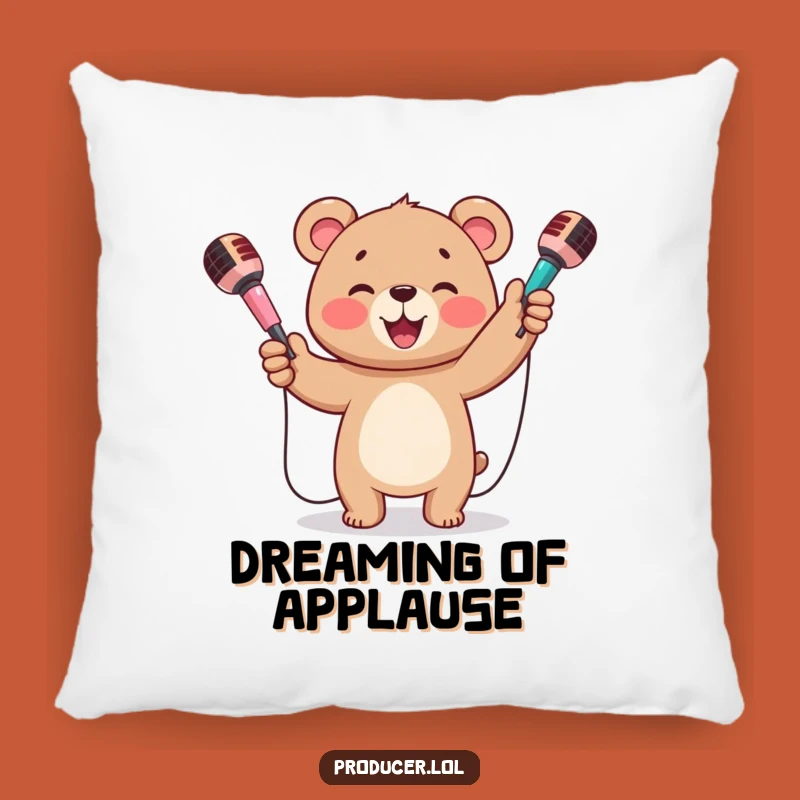 Funny Bear Cub Juggling Pillow: Snuggle with a Star Performer, Soft Funny Gift!