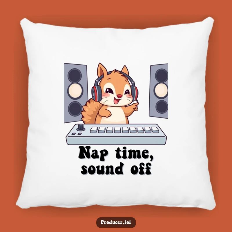 Funny Squirrel DJ Pillow: Add Some Beat to Your Comfort