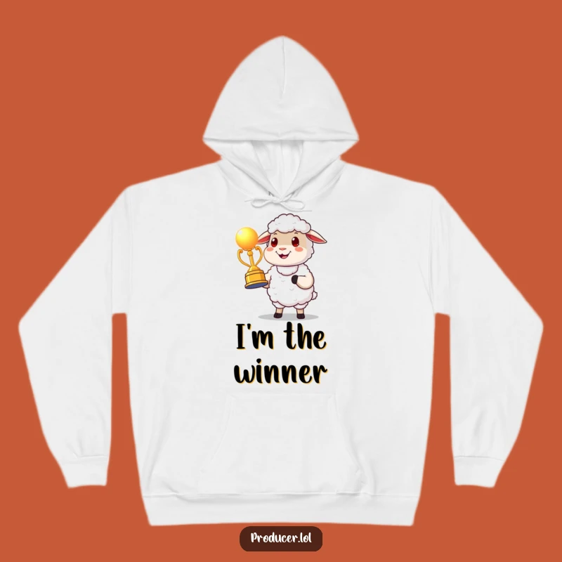 Cozy Funny Proud Sheep Award Hoodie: Celebrate in Comfort and Style