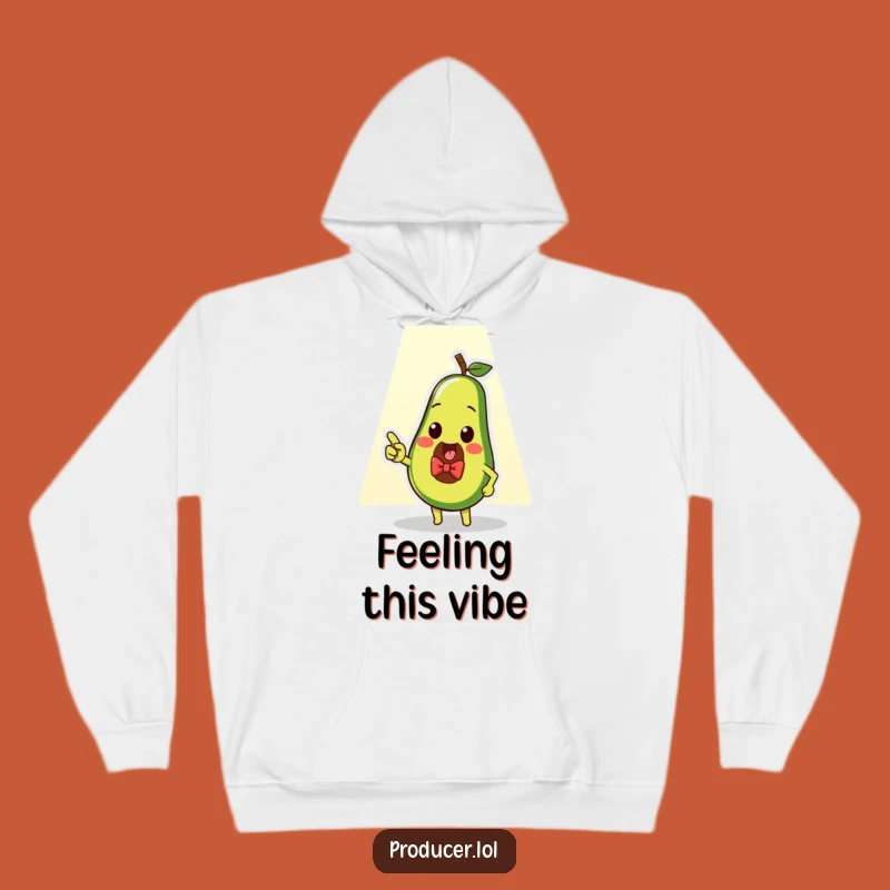 Funny Avocado Star Hoodie: Dapper Comfort for Your Spotlight Moment