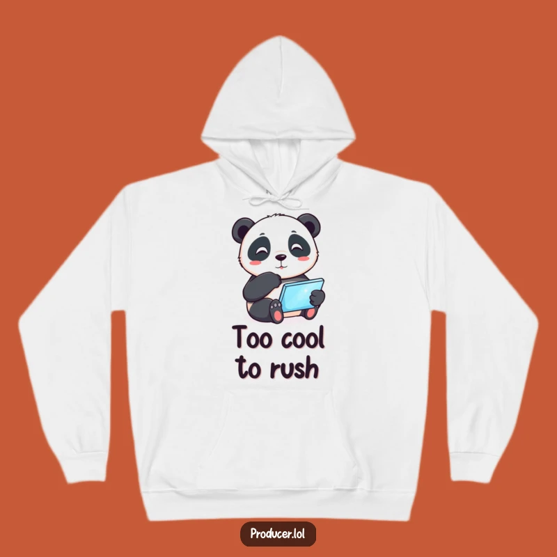 Funny Panda Hoodie: Cozy Thinker Style, a Hilarious Gift for Chilly Days