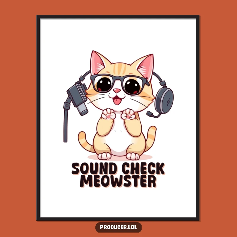 Free Printable Wall Art: Hilarious Cat DJ Dropping Beats for Your Cool Space!