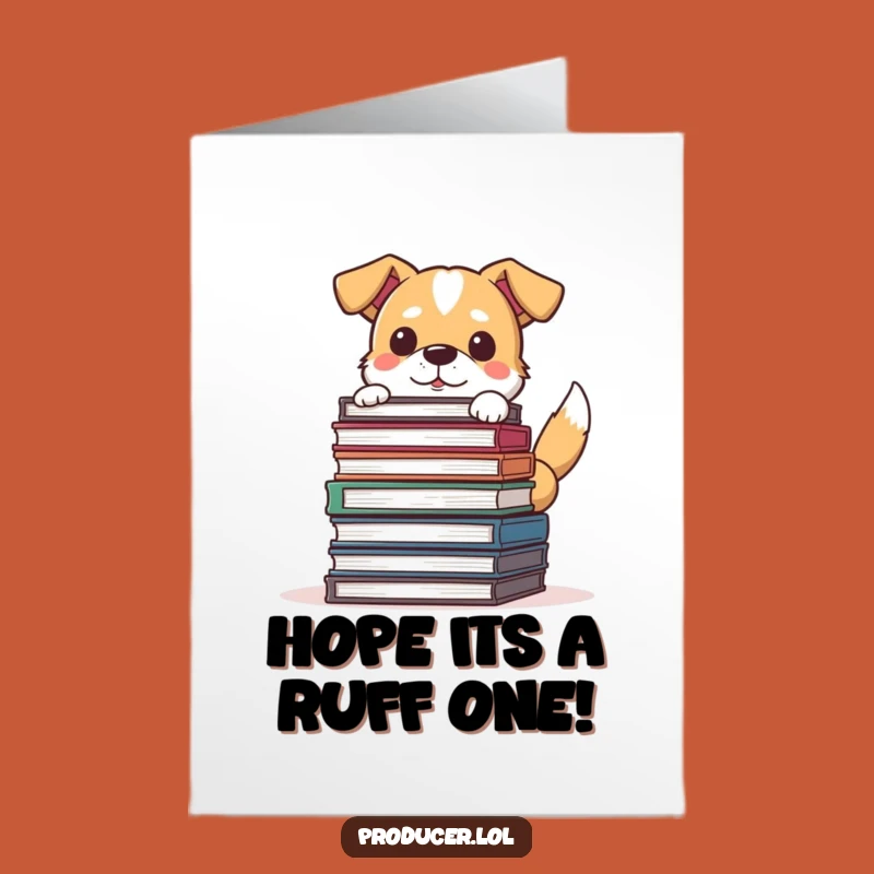 Free Printable Dog Birthday Card: Funny Downloadable Gift for Film Buffs
