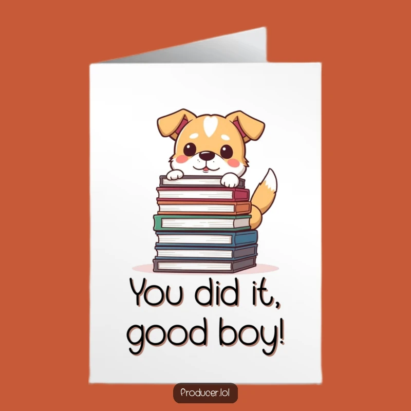 Free Printable Dog Card: Congrats, You're a Star! Funny Downloadable Gift