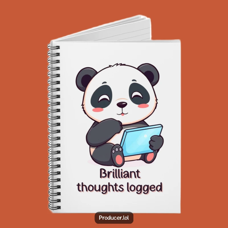Funny Panda Notebook: Techie's Journal, a Hilarious Gift for Ideas