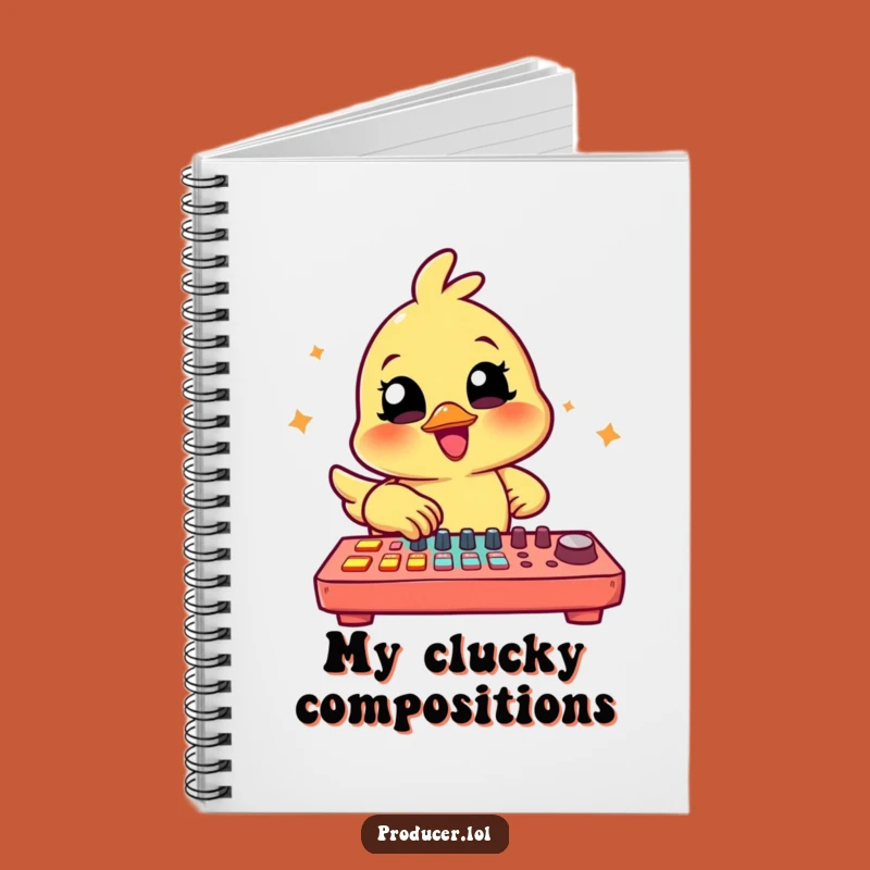 Funny Chick Producer Notebook: Hilarious Music Studio Journal for Song Ideas