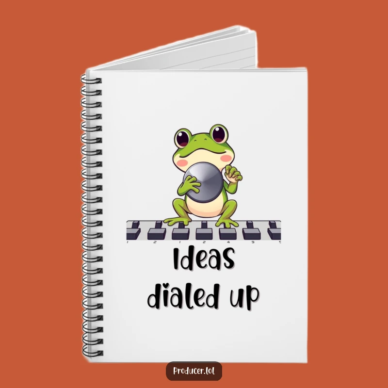Funny Frog DJ Notebook: Capture Your Musical Ideas