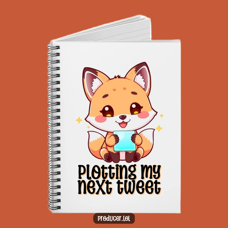 Funny Fox Tech Notebook: Playful Fox Screen Journal - Hilarious Gift for Techies!