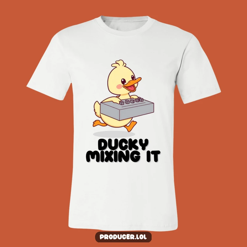 Funny Duck T-Shirt: Energetic Baker, Wear Your Baking Passion!
