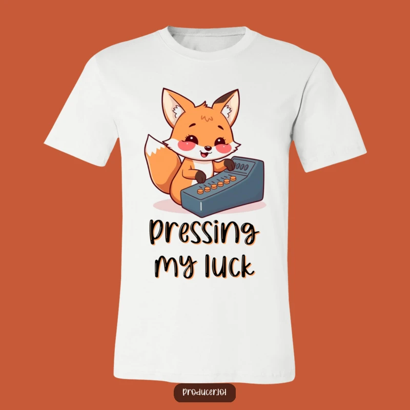 Funny Fox T-Shirt: Cheerful DJ Tee for Enthusiastic Music Fans