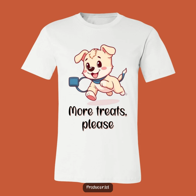 Funny Puppy Film T-Shirt: Capture Moments with Canine Charm