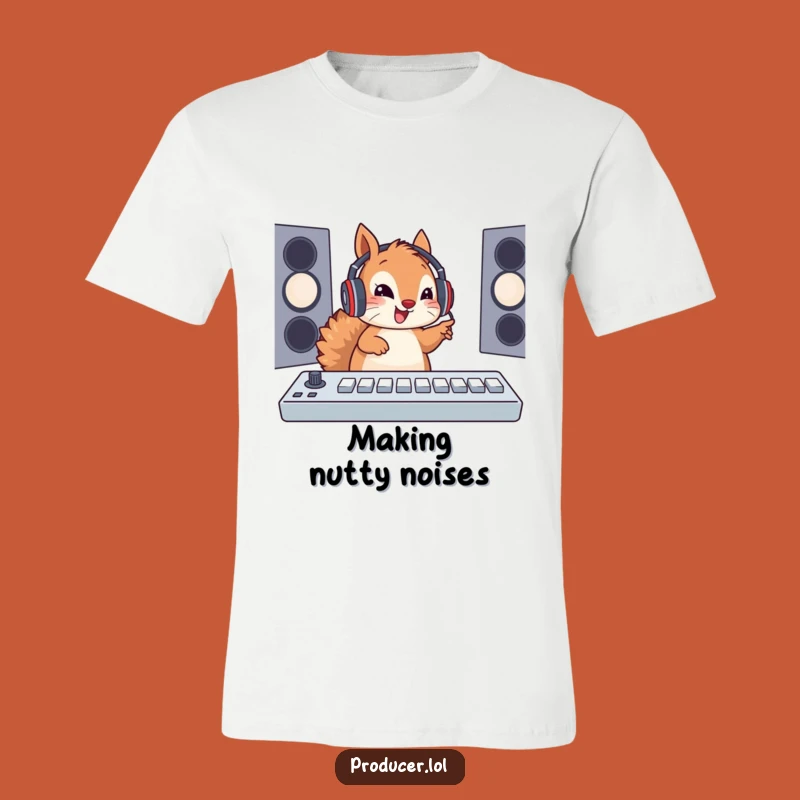 Funny Squirrel Soundboard Enthusiast T-Shirt: Rock Your Inner DJ