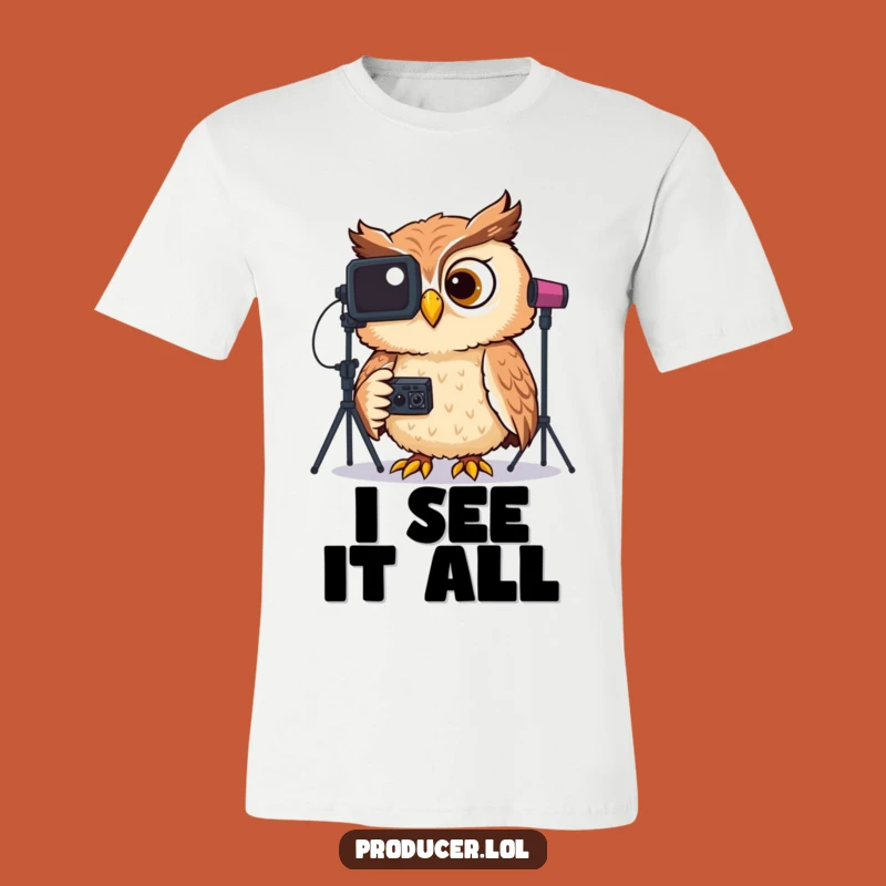 Funny Giggling Owl T-Shirt: Studio Footage Review, Hilarious Creative Apparel Gift