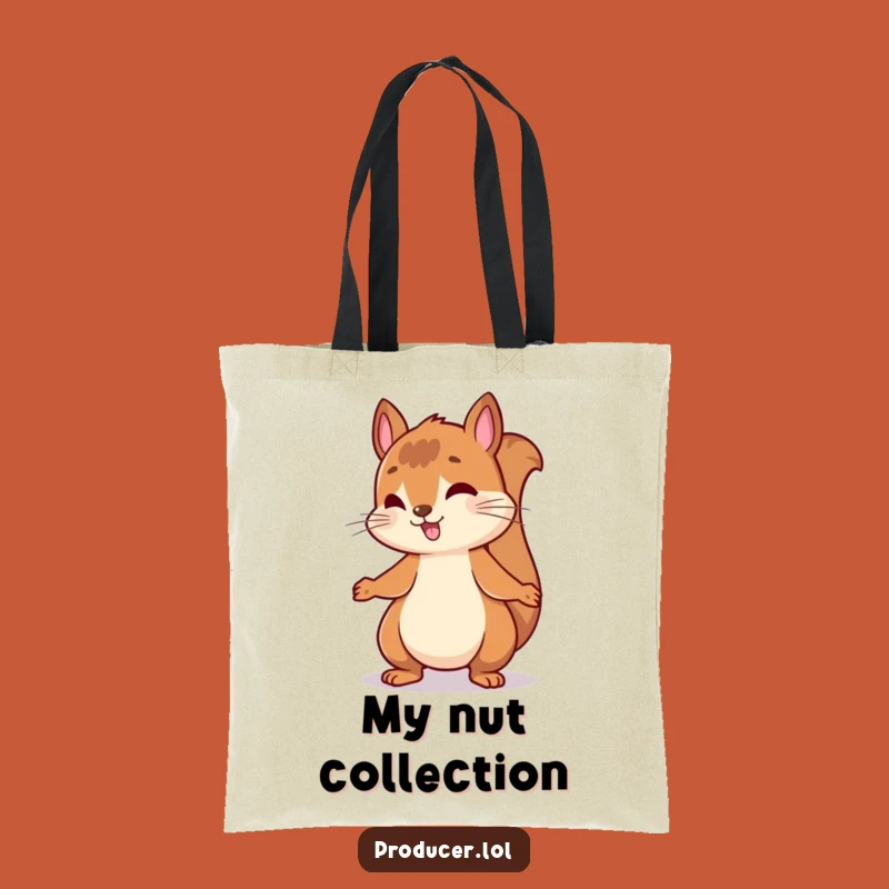 Funny Bouncing Squirrel Tote Bag: Nodding to Beat, Stylish & Hilarious Gift